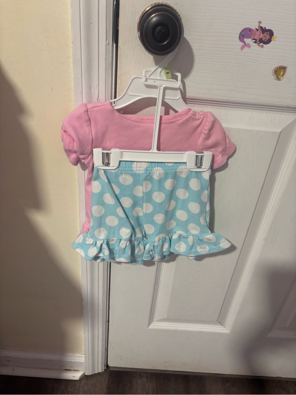 Old Navy Pink "Princess" Ruffled Top Matching Set - Picture 2 of 3